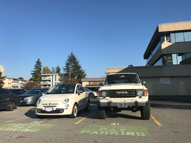 Parked up for some noodles, basically the same vehicle right?